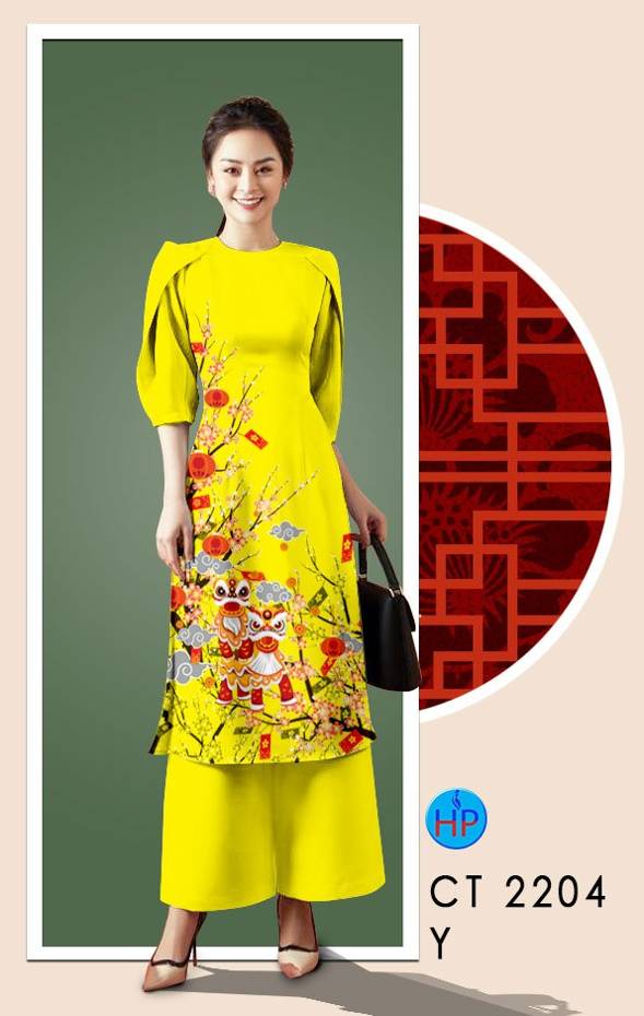 Vải Áo Dài Hoa In 3D thiết kế 2021 AD CT2204 47 Vải Áo Dài Hoa In 3D thiết kế 2021 AD CT2204