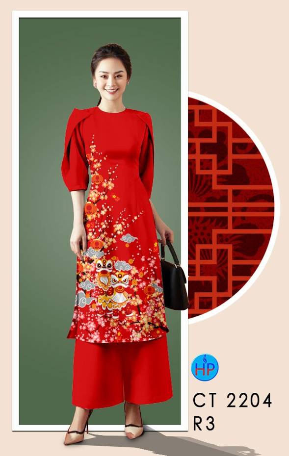Vải Áo Dài Hoa In 3D thiết kế 2021 AD CT2204 52 Vải Áo Dài Hoa In 3D thiết kế 2021 AD CT2204