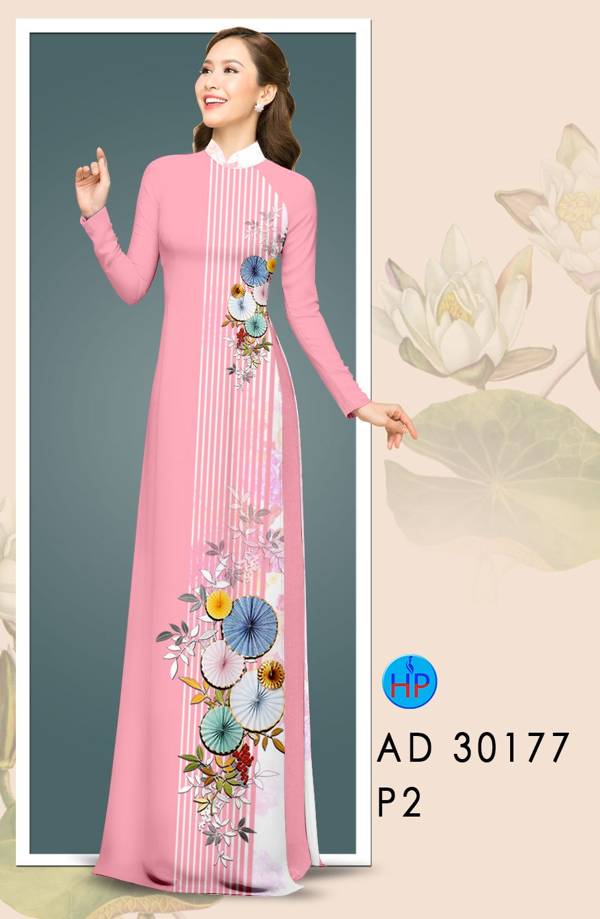 Vải Áo Dài Hoa In 3D mới ra AD 30177 52 Vải Áo Dài Hoa In 3D mới ra AD 30177