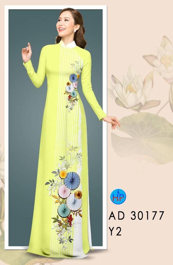 Vải Áo Dài Hoa In 3D mới ra AD 30177 55 Vải Áo Dài Hoa In 3D mới ra AD 30177