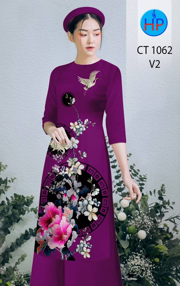 Vải Áo Dài Hoa In 3D thiết kế 2021 AD CT1062 47 Vải Áo Dài Hoa In 3D thiết kế 2021 AD CT1062