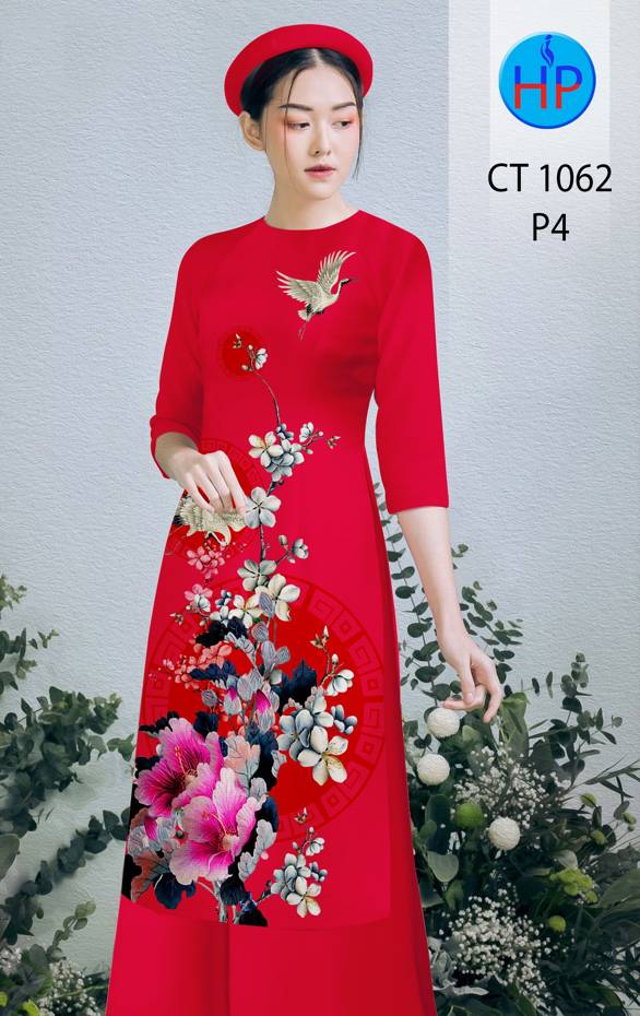 Vải Áo Dài Hoa In 3D thiết kế 2021 AD CT1062 49 Vải Áo Dài Hoa In 3D thiết kế 2021 AD CT1062