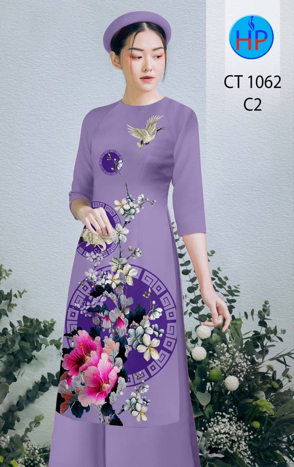 Vải Áo Dài Hoa In 3D thiết kế 2021 AD CT1062 53 Vải Áo Dài Hoa In 3D thiết kế 2021 AD CT1062