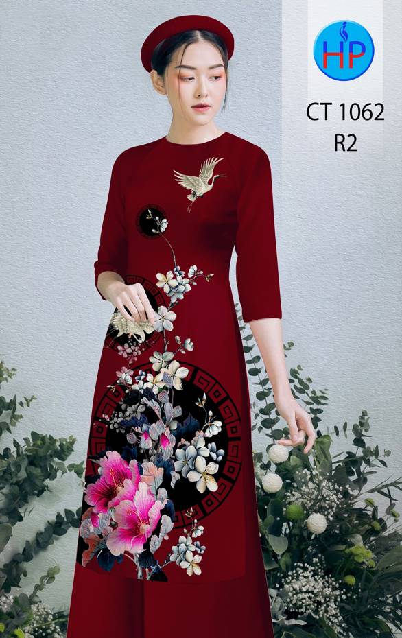 Vải Áo Dài Hoa In 3D thiết kế 2021 AD CT1062 54 Vải Áo Dài Hoa In 3D thiết kế 2021 AD CT1062