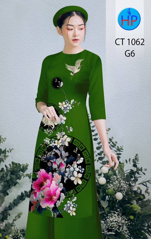 Vải Áo Dài Hoa In 3D thiết kế 2021 AD CT1062 56 Vải Áo Dài Hoa In 3D thiết kế 2021 AD CT1062