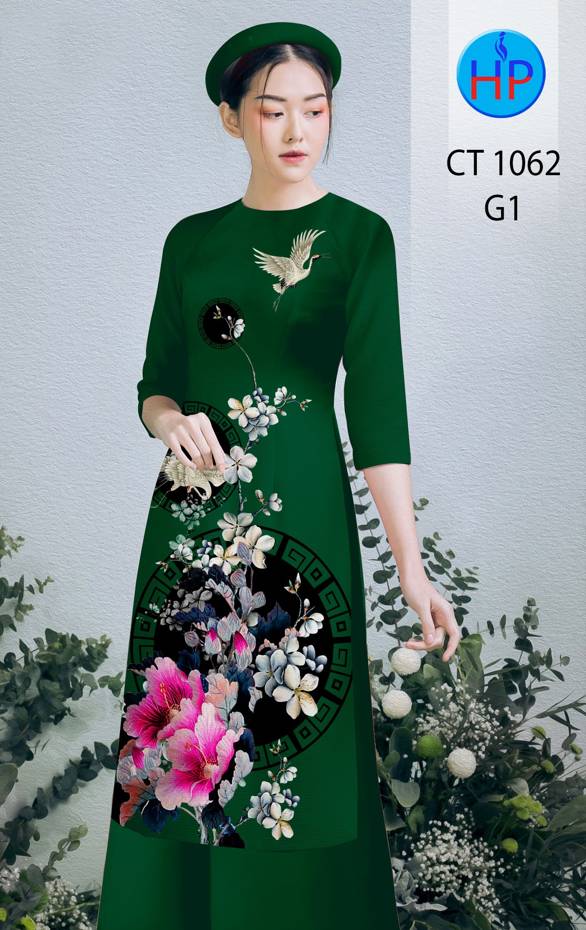 Vải Áo Dài Hoa In 3D thiết kế 2021 AD CT1062 59 Vải Áo Dài Hoa In 3D thiết kế 2021 AD CT1062