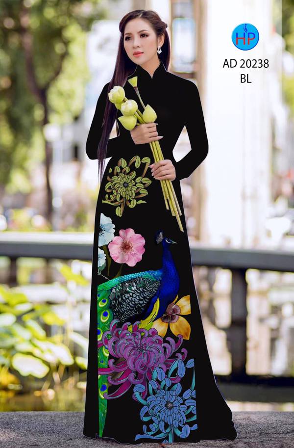 Vải Áo Dài Chim Công mới ra AD 20238 41 Vải Áo Dài Chim Công mới ra AD 20238