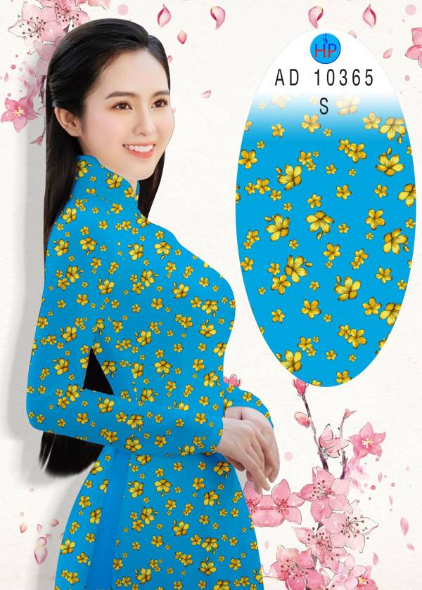Vải Áo Dài Hoa Nhí mới ra AD 10365 42 Vải Áo Dài Hoa Nhí mới ra AD 10365