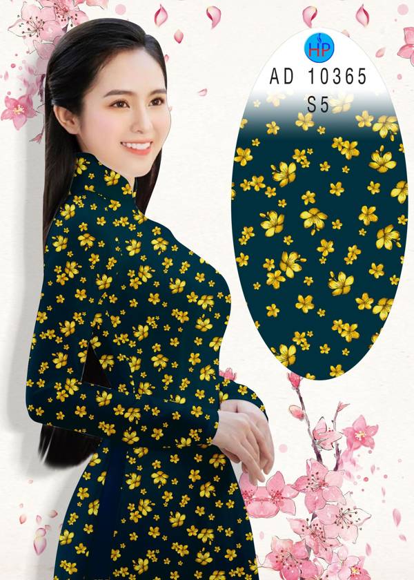 Vải Áo Dài Hoa Nhí mới ra AD 10365 43 Vải Áo Dài Hoa Nhí mới ra AD 10365
