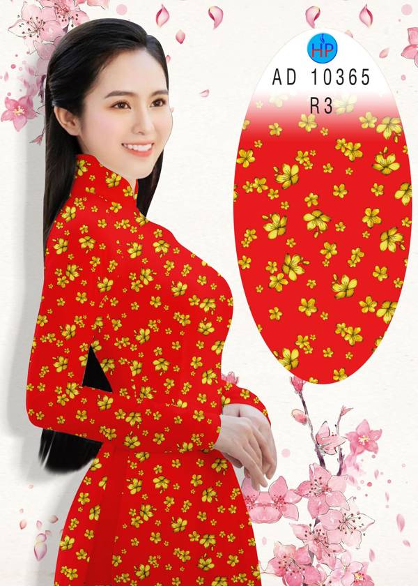 Vải Áo Dài Hoa Nhí mới ra AD 10365 40 Vải Áo Dài Hoa Nhí mới ra AD 10365