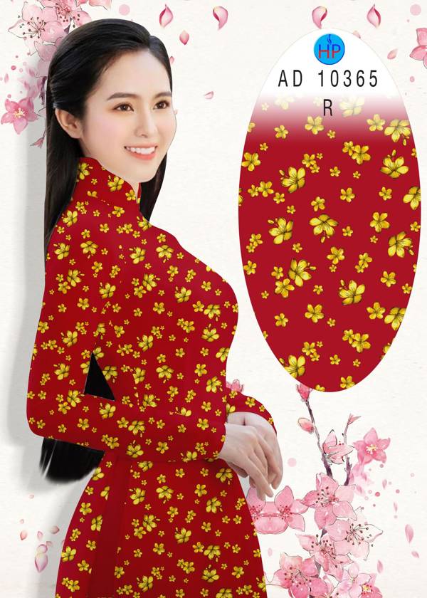 Vải Áo Dài Hoa Nhí mới ra AD 10365 41 Vải Áo Dài Hoa Nhí mới ra AD 10365