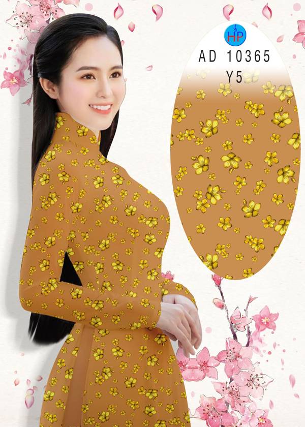 Vải Áo Dài Hoa Nhí mới ra AD 10365 44 Vải Áo Dài Hoa Nhí mới ra AD 10365