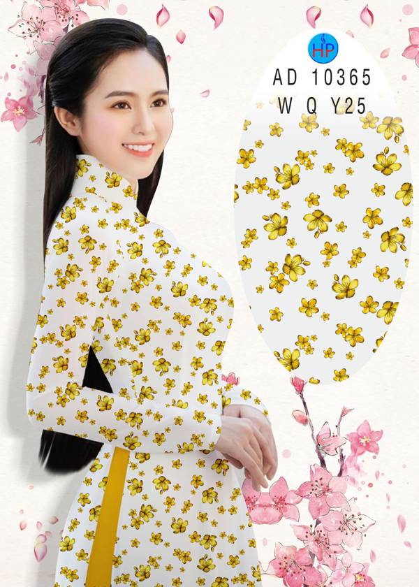 Vải Áo Dài Hoa Nhí mới ra AD 10365 47 Vải Áo Dài Hoa Nhí mới ra AD 10365
