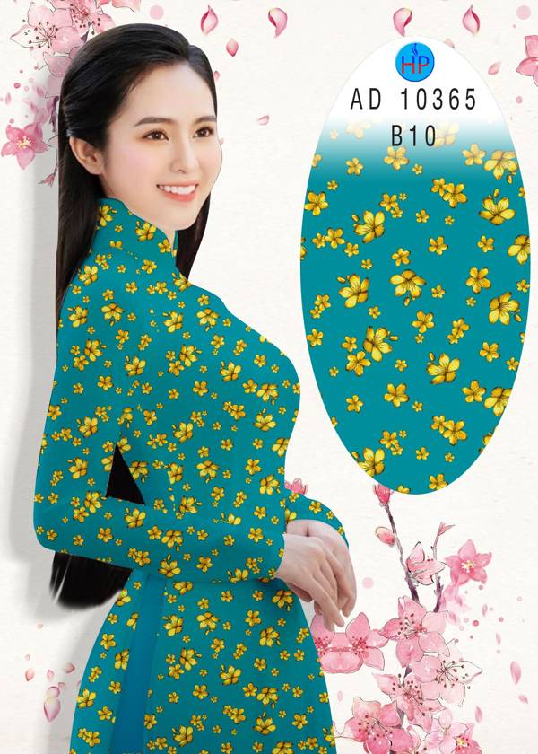 Vải Áo Dài Hoa Nhí mới ra AD 10365 48 Vải Áo Dài Hoa Nhí mới ra AD 10365