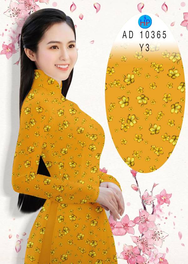 Vải Áo Dài Hoa Nhí mới ra AD 10365 45 Vải Áo Dài Hoa Nhí mới ra AD 10365
