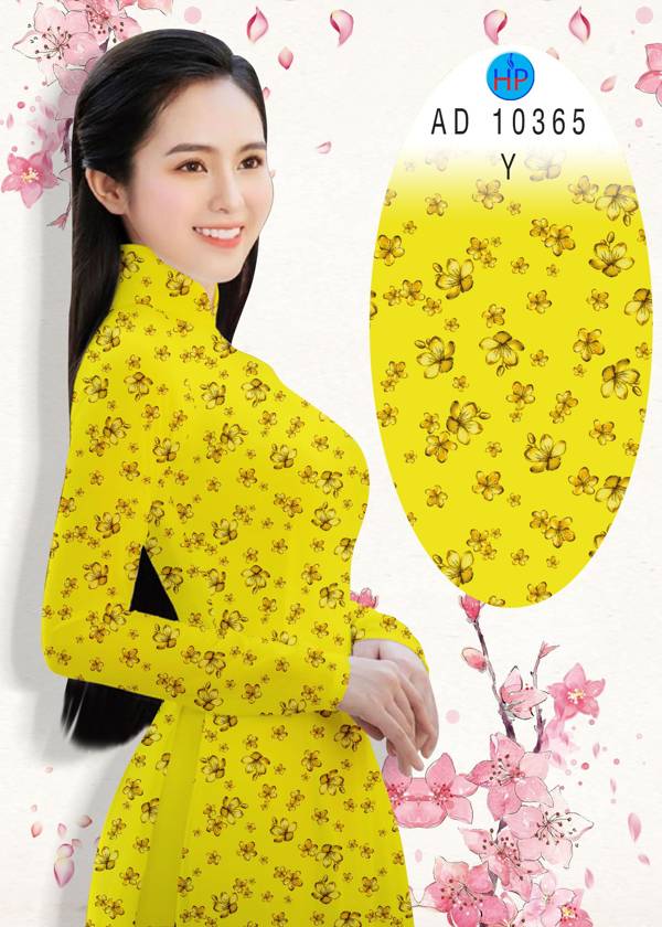 Vải Áo Dài Hoa Nhí mới ra AD 10365 46 Vải Áo Dài Hoa Nhí mới ra AD 10365