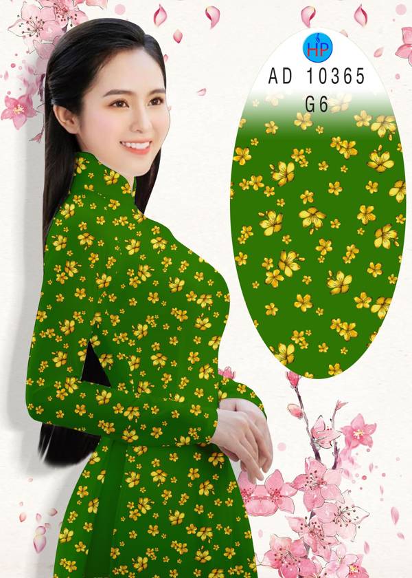 Vải Áo Dài Hoa Nhí mới ra AD 10365 52 Vải Áo Dài Hoa Nhí mới ra AD 10365
