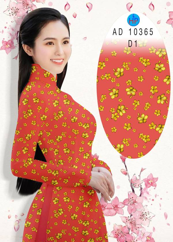 Vải Áo Dài Hoa Nhí mới ra AD 10365 50 Vải Áo Dài Hoa Nhí mới ra AD 10365