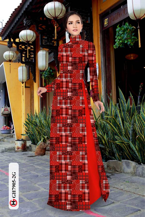 Vải Áo Dài Hoa Văn mới ra AD GH7905 37 Vải Áo Dài Hoa Văn mới ra AD GH7905