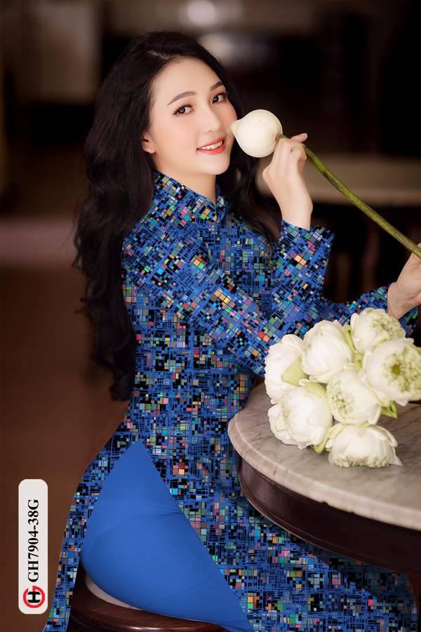 Vải Áo Dài Hoa Văn mới ra AD GH7904 31 Vải Áo Dài Hoa Văn mới ra AD GH7904