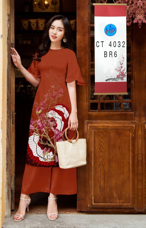 Vải Áo Dài Cách Tân Tết Hoa Đào thiết kế 2021 AD CT4032 40 Vải Áo Dài Cách Tân Tết Hoa Đào thiết kế 2021 AD CT4032