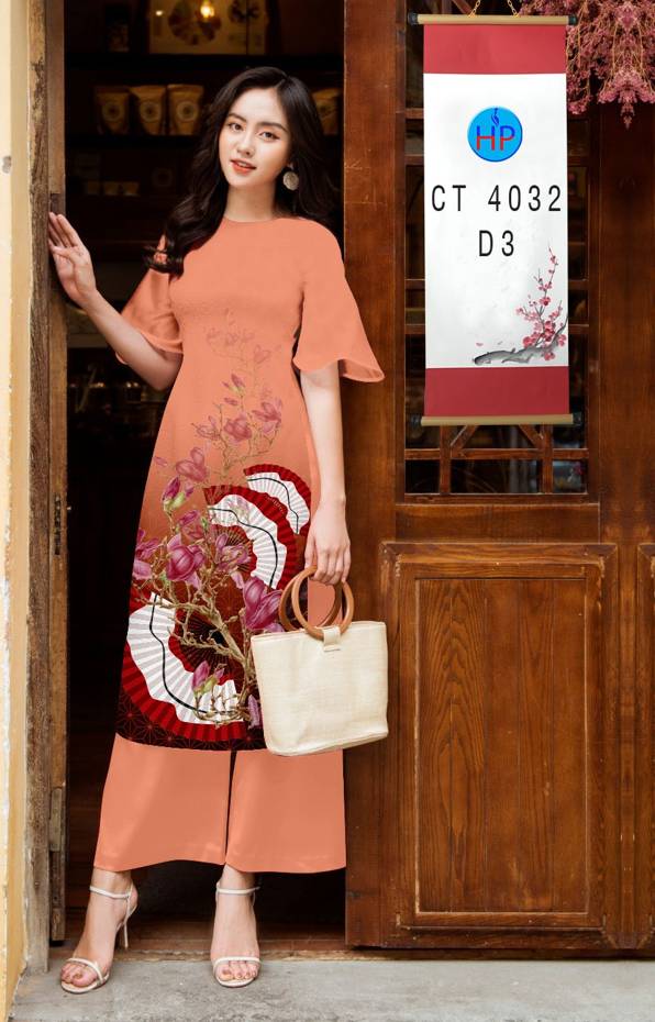 Vải Áo Dài Cách Tân Tết Hoa Đào thiết kế 2021 AD CT4032 41 Vải Áo Dài Cách Tân Tết Hoa Đào thiết kế 2021 AD CT4032