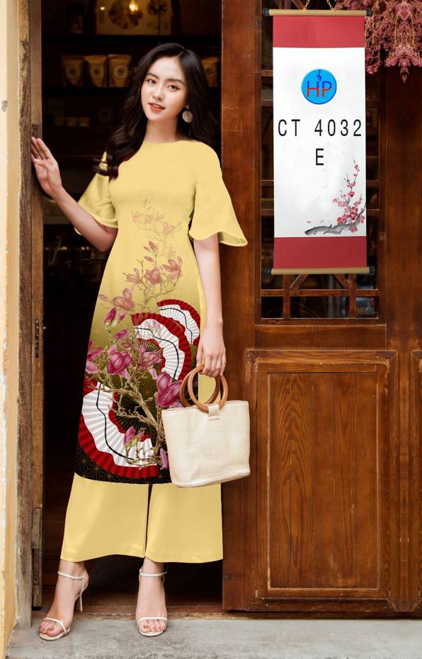 Vải Áo Dài Cách Tân Tết Hoa Đào thiết kế 2021 AD CT4032 42 Vải Áo Dài Cách Tân Tết Hoa Đào thiết kế 2021 AD CT4032