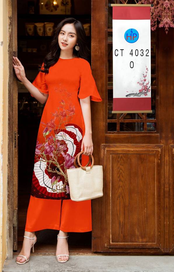 Vải Áo Dài Cách Tân Tết Hoa Đào thiết kế 2021 AD CT4032 45 Vải Áo Dài Cách Tân Tết Hoa Đào thiết kế 2021 AD CT4032