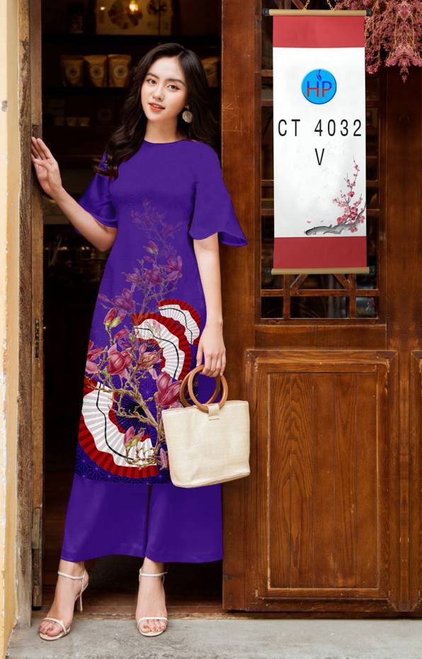 Vải Áo Dài Cách Tân Tết Hoa Đào thiết kế 2021 AD CT4032 51 Vải Áo Dài Cách Tân Tết Hoa Đào thiết kế 2021 AD CT4032