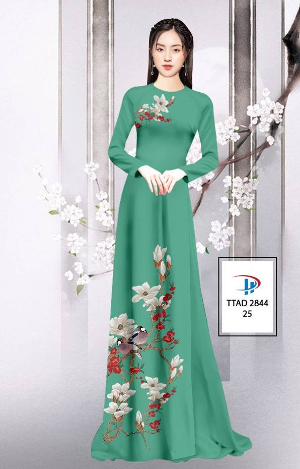 Vải Áo Dài Hoa In 3D thiết kế 2021 AD TTAD 2844 53 Vải Áo Dài Hoa In 3D thiết kế 2021 AD TTAD 2844