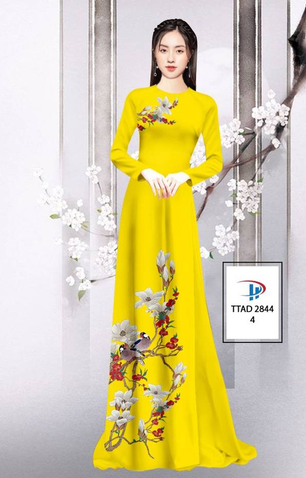 Vải Áo Dài Hoa In 3D thiết kế 2021 AD TTAD 2844 57 Vải Áo Dài Hoa In 3D thiết kế 2021 AD TTAD 2844