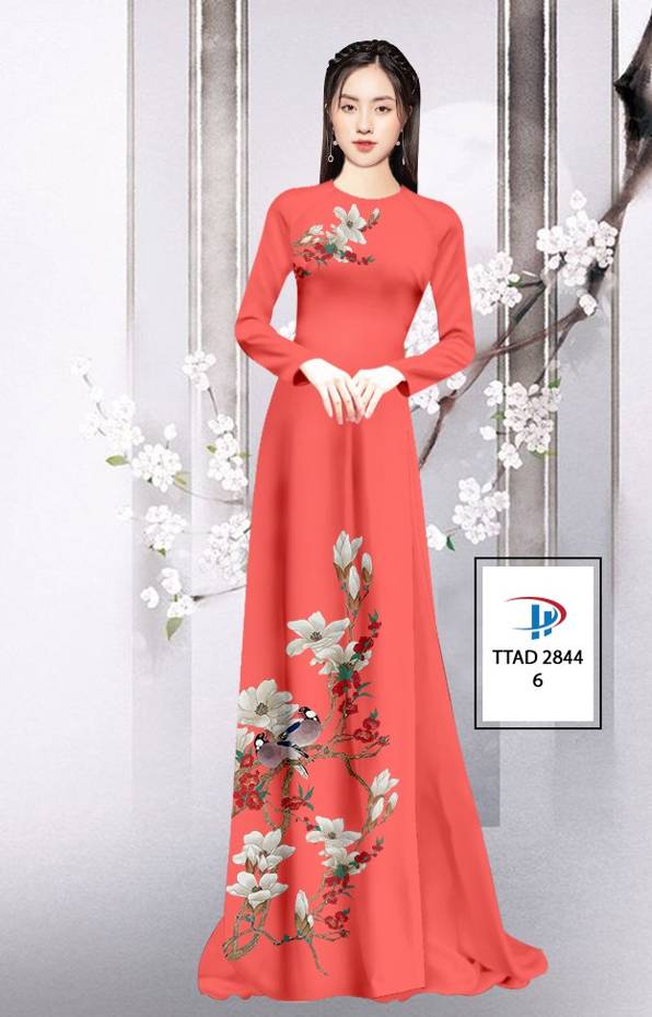 Vải Áo Dài Hoa In 3D thiết kế 2021 AD TTAD 2844 59 Vải Áo Dài Hoa In 3D thiết kế 2021 AD TTAD 2844