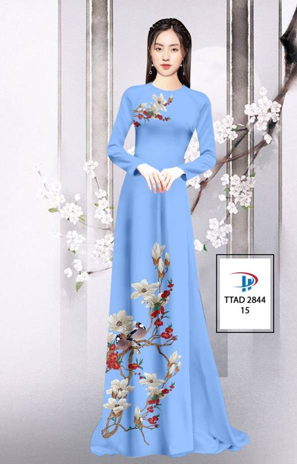 Vải Áo Dài Hoa In 3D thiết kế 2021 AD TTAD 2844 61 Vải Áo Dài Hoa In 3D thiết kế 2021 AD TTAD 2844
