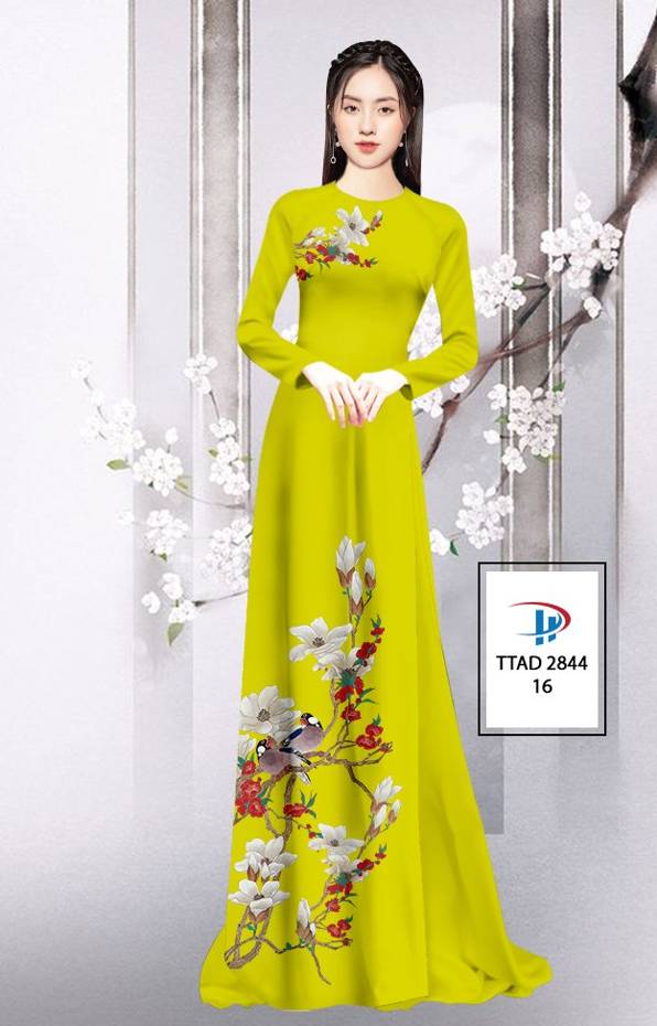 Vải Áo Dài Hoa In 3D thiết kế 2021 AD TTAD 2844 68 Vải Áo Dài Hoa In 3D thiết kế 2021 AD TTAD 2844
