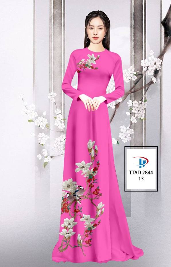 Vải Áo Dài Hoa In 3D thiết kế 2021 AD TTAD 2844 67 Vải Áo Dài Hoa In 3D thiết kế 2021 AD TTAD 2844