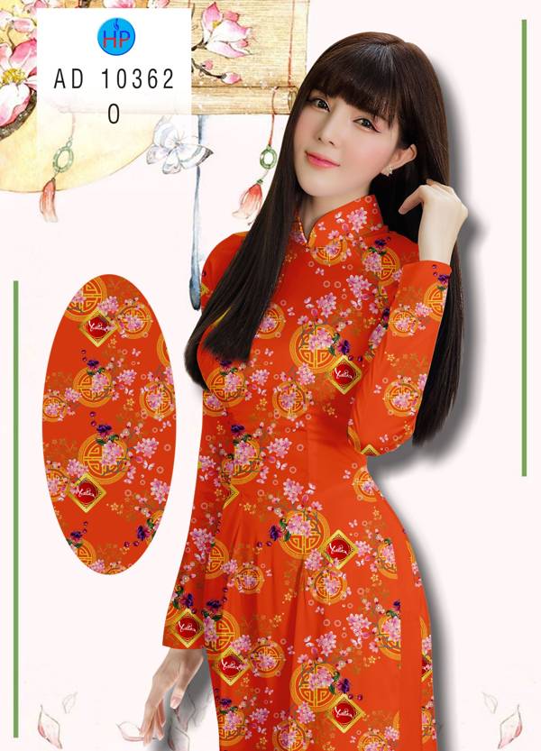 Vải Áo Dài Tết Mới mới ra AD 10362 40 Vải Áo Dài Tết Mới mới ra AD 10362