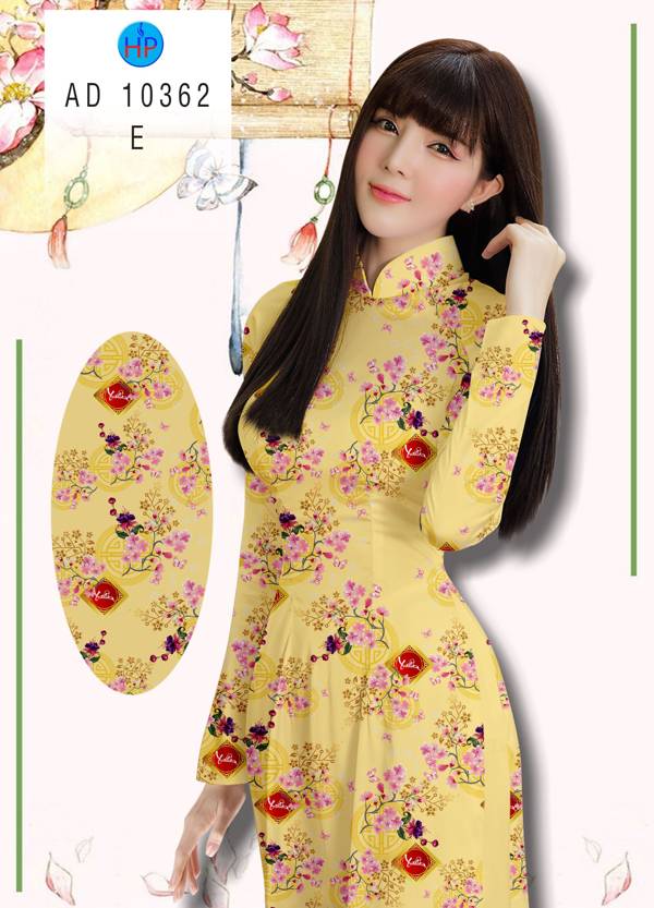 Vải Áo Dài Tết Mới mới ra AD 10362 41 Vải Áo Dài Tết Mới mới ra AD 10362