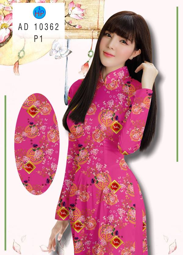 Vải Áo Dài Tết Mới mới ra AD 10362 43 Vải Áo Dài Tết Mới mới ra AD 10362