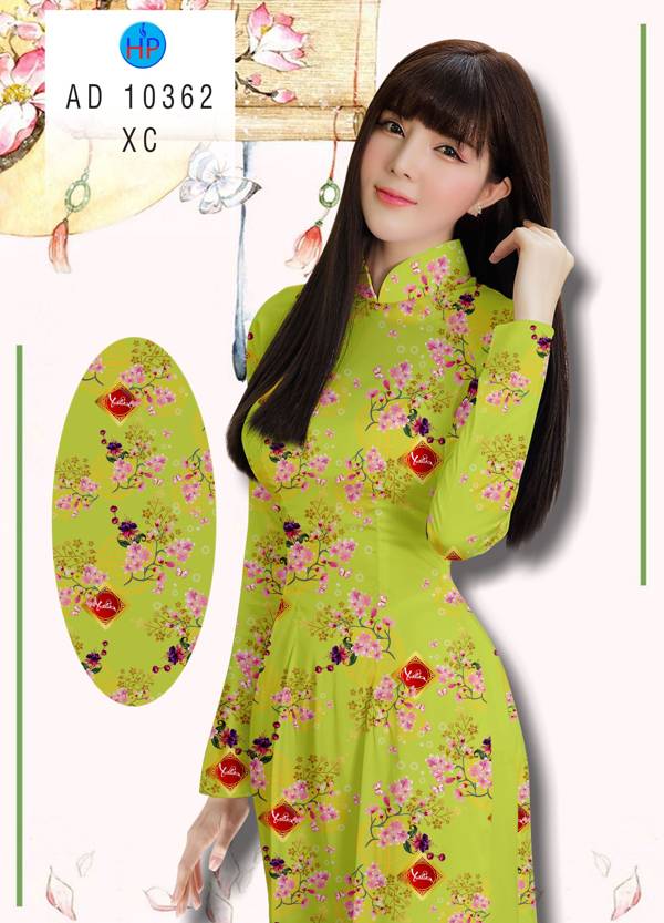 Vải Áo Dài Tết Mới mới ra AD 10362 47 Vải Áo Dài Tết Mới mới ra AD 10362