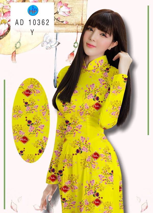 Vải Áo Dài Tết Mới mới ra AD 10362 50 Vải Áo Dài Tết Mới mới ra AD 10362