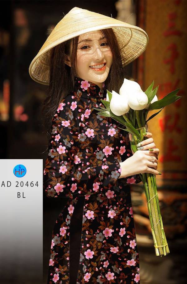 Vải Áo Dài Hoa Đều mới ra AD 20464