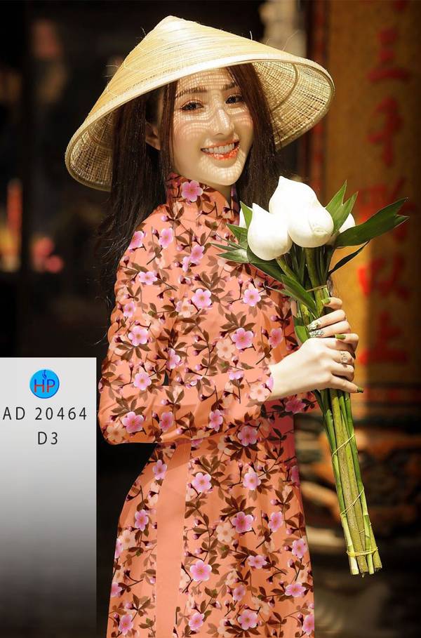 Vải Áo Dài Hoa Đều mới ra AD 20464