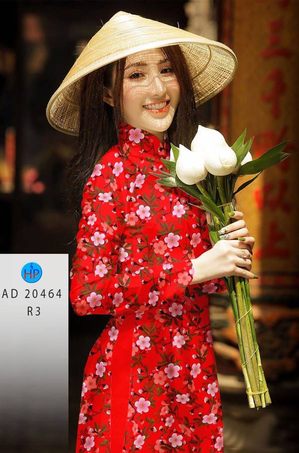 Vải Áo Dài Hoa Đều mới ra AD 20464
