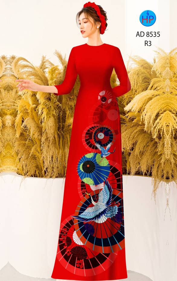Vải Áo Dài Chim Hạc mới ra AD 8535 31 Vải Áo Dài Chim Hạc mới ra AD 8535