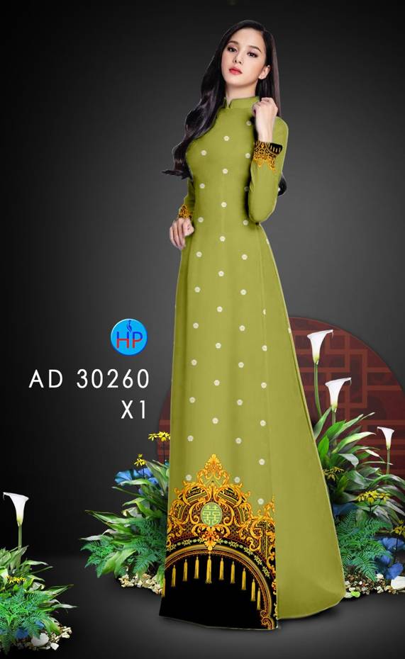 Vải Áo Dài Chấm Bi thiết kế 2021 AD 30260 29 Vải Áo Dài Chấm Bi thiết kế 2021 AD 30260