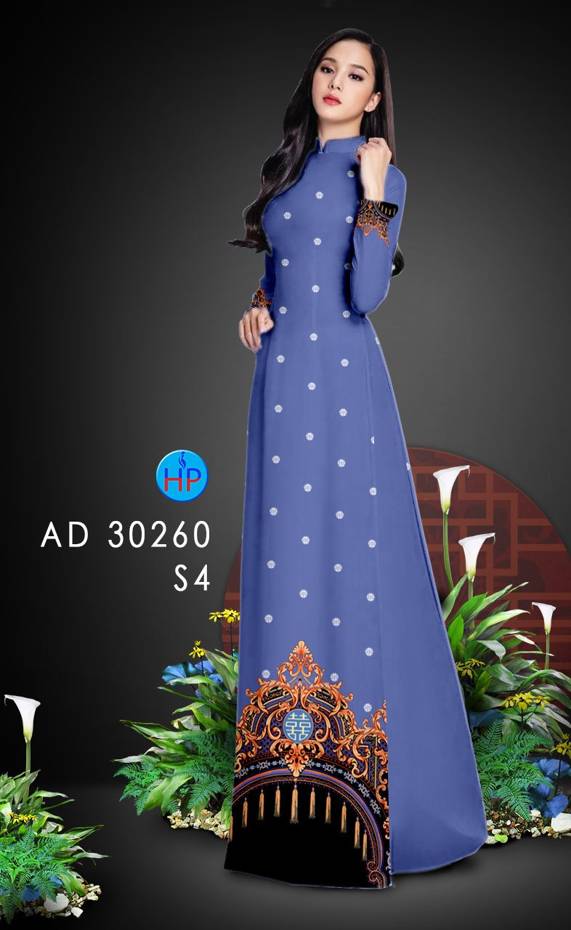 Vải Áo Dài Chấm Bi thiết kế 2021 AD 30260 27 Vải Áo Dài Chấm Bi thiết kế 2021 AD 30260