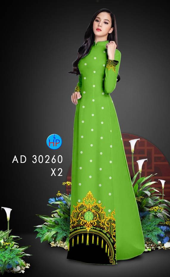 Vải Áo Dài Chấm Bi thiết kế 2021 AD 30260 31 Vải Áo Dài Chấm Bi thiết kế 2021 AD 30260