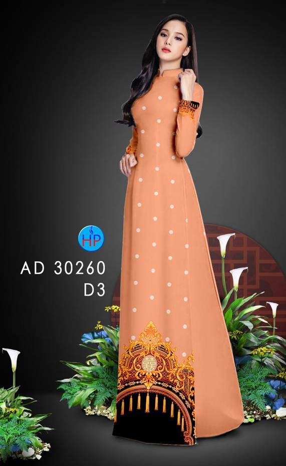Vải Áo Dài Chấm Bi thiết kế 2021 AD 30260 33 Vải Áo Dài Chấm Bi thiết kế 2021 AD 30260