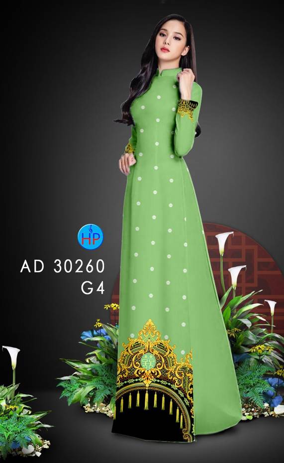 Vải Áo Dài Chấm Bi thiết kế 2021 AD 30260 32 Vải Áo Dài Chấm Bi thiết kế 2021 AD 30260