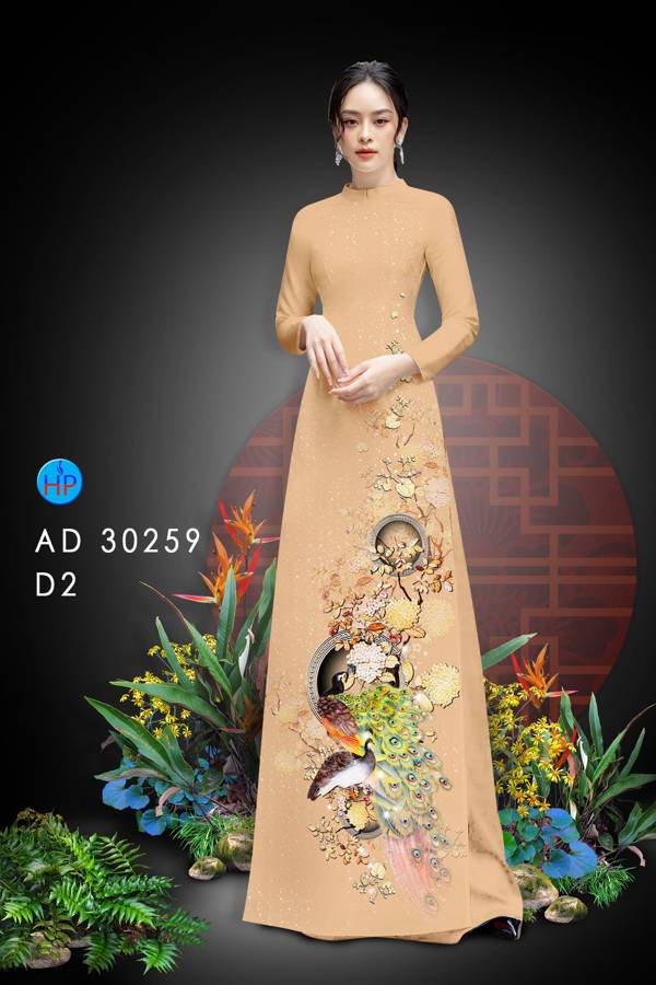 Vải Áo Dài Chim Công thiết kế 2021 AD 30259 27 Vải Áo Dài Chim Công thiết kế 2021 AD 30259